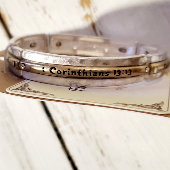 ✝️Bracelet: FAITH HOPE LOVE- CORINTHIANS 13:13 - Picture 2 of 11